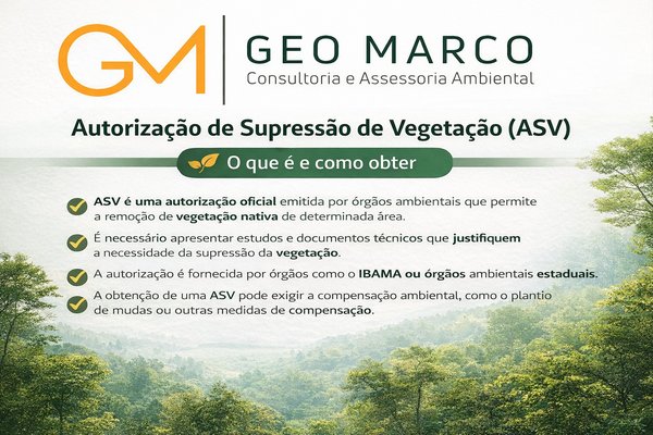 ASV - Supressão de Vegetação